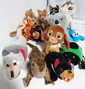 Plush Toys 12 Lot - Australian Animals & Popular Characters - NWT & EX Cond - Picture 1 of 10