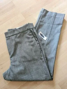 OLD NAVY Women Trouser Ankle Pants Pull On Heather Gray Size 10 Career Pants NWT - Picture 1 of 7