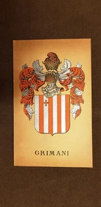 Stemma Grimani Famiglia nobile Cromolitografia del 1880 Annuario nobiltà - Picture 1 of 1