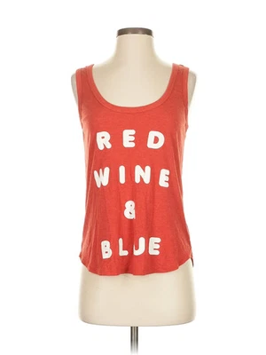 Camiseta sin mangas Wildfox XS roja para mujer nueva con etiquetas Foto 1 de 4