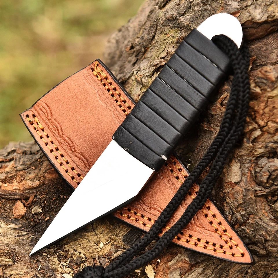 Cuchillo kiridashi Full Tang High Polish hecho a mano hoja de acero de alto carbono con funda Foto 1 de 4