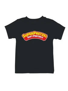 Officially Licensed Super Pretzel Soft Pretzels Logo Youth's T-shirt - Picture 1 of 6