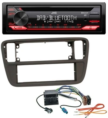 JVC CD DAB USB Bluetooth MP3 Autoradio für VW Up (AA, AAN, 2011-2016) - Bild 1 von 4