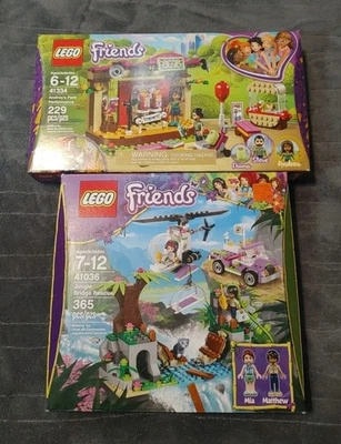 LEGO Friends Set Of 2 Jungle Bridge Rescue And Andrea's park Performance - Image 1 of 4