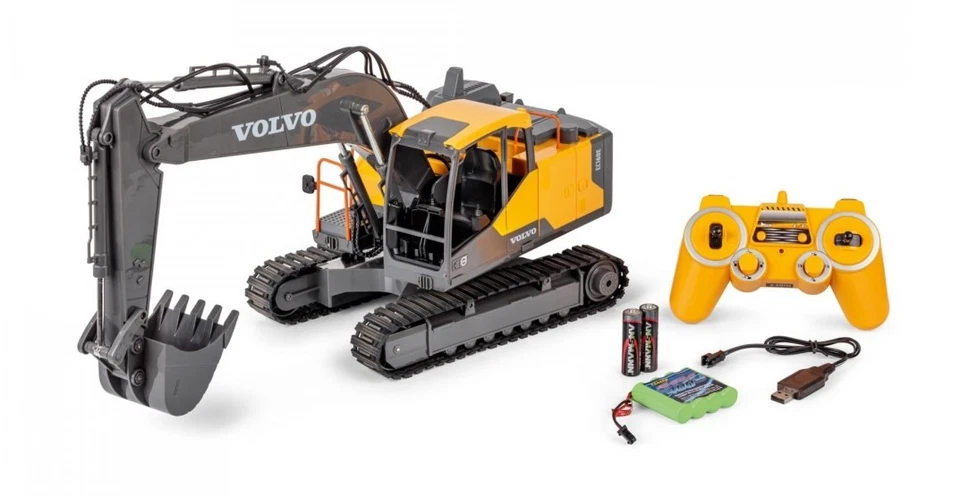 Carson 1 16 Pelles sur chenilles Volvo 2 4 GHz RTR