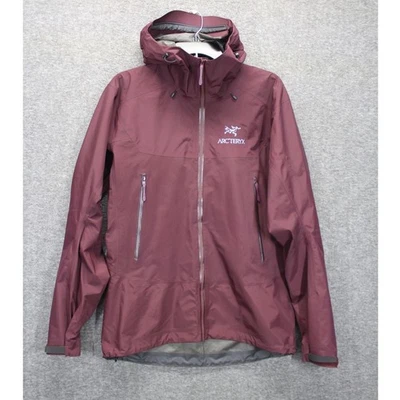 ARC'TERYX Beta Ar Gore-tex Pro Shell Hooded Jacket In Burgundy Mens Small - Image 1 of 4