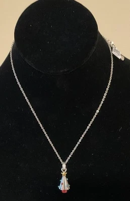 CHARMING RETIRED NWT BRIGHTON HOLIDAZE CHRISTMAS TREE PENDANT NECKLACE MSRP $48 - Image 1 of 4