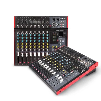 MK800MP3 Professional Audio Mixer Sound Board 8 Channels Mixing Console with ... - Image 1 of 4