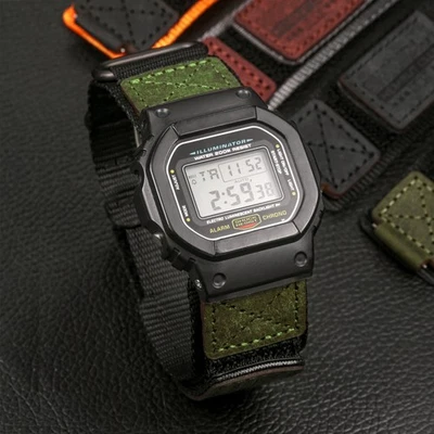 16mm Quick Release Tactical Watch Band for Casio GA-100 DW-5600 DW-6900 GW-M5610 - Image 1 of 4