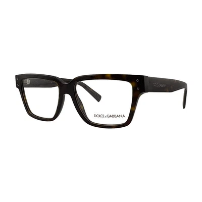 Armações de óculos Dolce & Gabbana DG3383 Havana marrom 55mm 16mm 145mm - 502 - Imagem 1 de 4