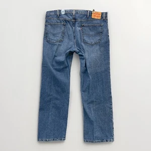 Pantalones de mezclilla Levis 550 para hombre 42x30 calce relajado pierna recta 100 % algodón azul - Imagen 1 de 16