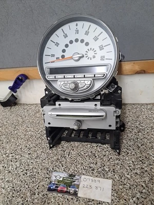 Mini Cooper S One D Pre LCI R56 Genuine Speedo/Stereo Cluster Unit 150MPH 06-10  - Image 1 of 4