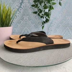 UGG Women's Tawney Flip Flops. UK Size 7. Black - Picture 1 of 14