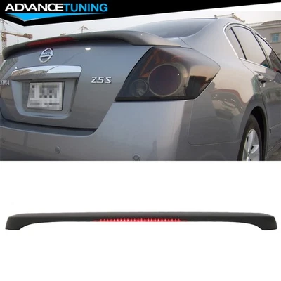 Fits 07-12 Nissan Altima OE Style Sedan 4DR Rear Trunk Spoiler Wing W/ LED Light - Imagem 1 de 4