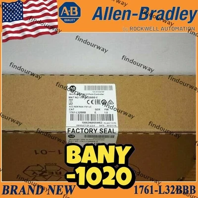 New Sealed PLC-AB 1761-L32BBB /E MicroLogix 1000 24V DC 20-In/10-Out - Image 1 of 4