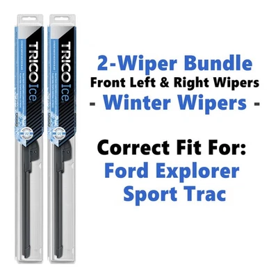 WINTER Wipers 2pk Super-Premium - fit 2001-2005 Ford Explorer Sport Trac 35180x2 - Image 1 of 4