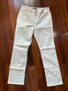 NYDJ weiße Chino Damengröße 14-32 "Innennaht gerades Bein - Bild 1 von 8