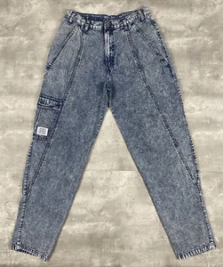 vintage LEVIS SPORT JEANS PANTS 90s 90 CARGO MULTI POCKET TAPPERED STONE WASH - Picture 1 of 14