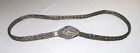 antique 19th century ornate hand made braided chased silver unisex India belt
