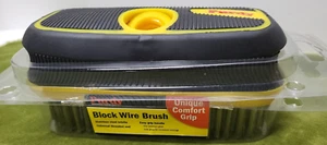 Purdy Block Wire Brush Stainless Steel Bristles Universal Threaded End Easy Grip - Picture 1 of 5