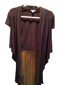 CACHE DAMEN BRAUNE KURZE CARDIGAN GR. L NEU  - Bild 1 von 4
