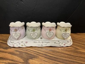 Ardleigh Elliott "Wishes For My Daughter" Musical Candle Holder - Picture 1 of 15