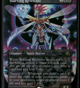 NM Foil The Lost Caverns of Ixalan #338 Starving Revenant (Borderless) - Picture 1 of 2