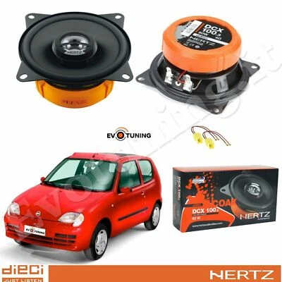 Altavoces Delanteros Hertz Dcx 100.3 10 Cm 100Mm Para Fiat 600 Seicento - Imagen 1 de 4