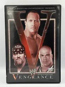 DVD rápido y sin piedad WWE Vengeance 2002 raro fuera de circulación - Imagen 1 de 3