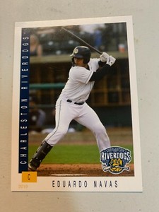 Eduardo Navas Card 2019 Charleston River Dogs Team Card