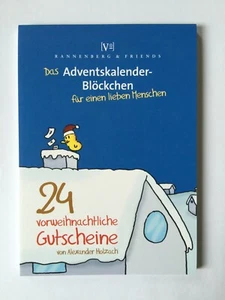 Adventskalender-Blöckchen "24 vorweihnachtliche Gutscheine für liebe Menschen" - Bild 1 von 12