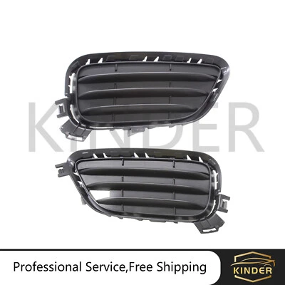Left Right Front Fog Light Bumper Grille For 2015 2016 2017 BMW X3 28D 28i Outer Foto 1 de 4