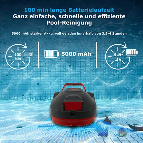 Mauk Pool-Reinigungs-Roboter Poolroboter V 2