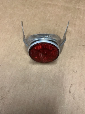 Troxel Antiguo Guardabarros Trasero Bicicleta Guardabarros Bisel Reflector Schwinn Monark Foto 1 de 3