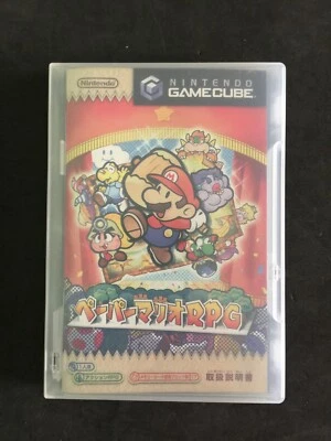 PAPER MARIO RPG NINTENDO GAMECUBE NTSC JAPANESE JAP USATO LEGGI - Immagine 1 di 4