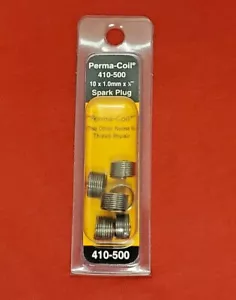 10 x 1.0mm x 1/2" Metric Spark Plug Inserts Perma Coil 410-500 Fits Heli USA - Picture 1 of 4