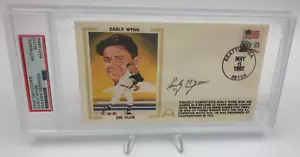 EARLY WYNN PSA AUTO Authentic FIRST DAY COVER 300 WIN CLUB Signed HOF WHITE SOX - Picture 1 of 10
