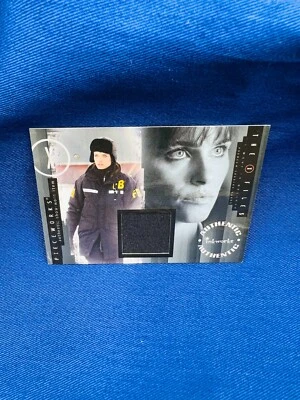 The X Files Agent Whitney Amanda Peet Costume Material Card - Image 1 of 2