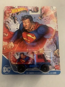 Hot Wheels Premium Real Riders DC Comics — Superman 88 Mercedes Unimog U1300 3/5 - Picture 1 of 6