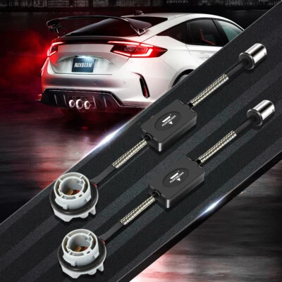 AUXBEAM 1157 Resistencia de Carga Decodificador Hiper Flash Error Señal de Giro Luz Cancelador Foto 1 de 4