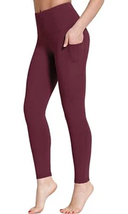 Women's Fleece Lined Leggings Thermal Warm Winter High Waisted Yoga Sz M - Picture 1 of 16