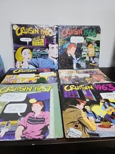 6 Record Set of Vinyl: Cruisin’ 1957/1958/1960/1963/1964/1966 - Foto 1 di 6