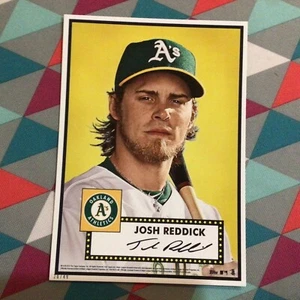 Josh Reddick #274 Athletics 20/49 made 2015 Topps '52 Tribute Gold 5x7 1952 - Picture 1 of 2