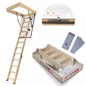4Step Bodentreppe Gedämmt GREENLINE Dachbodentreppe 113x55 cm 35mm 1,2W/m2K - Bild 1 von 22
