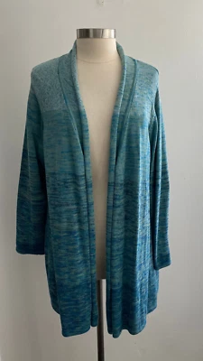 Suéter cárdigan abierto Coldwater Creek talla grande 1X Foto 1 de 4