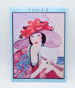 Vogue Magazine Cover Foam Board Reproduction June 1st 1918 Helen Dryden Fashion - Picture 1 of 8