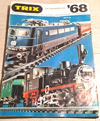 TRIX Modelleisenbahn Katalog A4 "TRIX-Express/Minitrix/Baukasten" ua. von 1968 - Bild 1 von 4