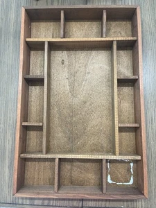 Vintage Curio Cabinet / Shadow Box Make It Your Own 11”x17”x2” - Picture 1 of 13