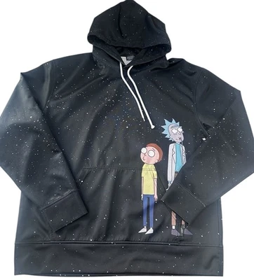 Sudadera con Capucha Rick & Morty Unisex L Negra Galaxy Chuangdian Ropa Poliéster Spandex Foto 1 de 4