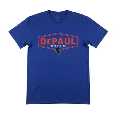 NCAA DePaul Blue Demons Men's Short Sleeve Crewneck T-Shirt in Blue, 2XL - Image 1 of 4